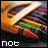 Animated contact sheet of a crayon box with changing text and color variations across frames, showing a yellow-orange box filled with colorful crayons against a dark background.