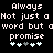 Pixelated text and symbols on black background with two side-by-side identical phrases, each followed by four heart-like icons.