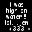 Pixelated text and symbols on a black background with animated changes to the final symbol in each