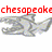 Pixelated shark icon with red text labels 'chesapeake bay' and 'piranhas', showing motion in the tail section across frames.
