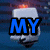 A pixelated image of a character with glowing eyes and floating text reading "MY NAME IS MOE I'm really Awesome" in blue, yellow, red, and white.