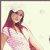 A pixelated animated icon shows a woman with long red hair in various poses and outfits against different backgrounds.
