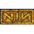 Animated contact sheet of nine distinct frames showing a Nine Inch Nails logo animation with color variations and text elements on a gray background.