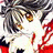 A pixelated anime-style character with gray hair and yellow eyes in a red outfit, next to text reading "Anime IM" on black background.