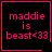 Four identical pink text on black background with one showing a heart and another a star