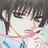 A 48x48 pixel animated buddy icon featuring a close-up of an anime-style character with dark hair and closed eyes on the left, transitioning to black background text reading "Anime IM" and "com" on the right.