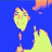 Animated icon shows a yellow cartoon character with closed eyes and a smile against a blue background, with orange and yellow shapes moving above.