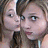 Two people with brown hair appear in a close-up on the left, while pink text reads "through the hard hurtfull amazing fun times" and "we are stilljamie + bri friends best friends bestfriendsforever and and thats for always howilikeit" on a yellow background.