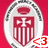 Six identical red and white shield emblems arranged in a , each with a red cross on a white background, surrounded by a circular border with text, and three red '<3' symbols overlaid on the