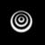 Six white geometric and symbolic shapes on a black background, including concentric circles, cross, heart with figures, wheel, apple-like form, diamond, triangle with figure, and X-pattern.