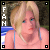 identical pixelated images showing a blonde woman in a blue strap top with 'FAN' text on the left edge