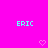 Bright pink background with two cyan 'ERIC' text blocks and two pink pixelated hearts below them.