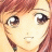 Pixelated anime-style character face with red hair and large eyes on left, black background with white text "Anime IM" and stylized "COM" on right in a 2x1 contact sheet layout.