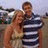 A pixelated image of two people embracing outdoors with green text reading "I love you so much Joey!" and a date stamp below.