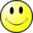 Yellow smiley face icon with black outline, two oval eyes, and curved mouth; green text 'shanna' above left and 'i love u' below.