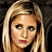 A 2x2 contact sheet of four pixelated frames showing a blonde woman with blue eyes in various poses and expressions, with "Coolbuddy.com" text on the bottom-right frame.
