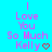A static image with a bright cyan background displays repeated text in pink and red pixelated font, reading "I Love You So Much Kelly" followed by a small red heart symbol.