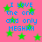 Pink background with green stars and blue text reading "I LOVE the one and only MEGHAN" repeated four times.