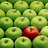 Green background with pixelated apples and red text reading 'I've Never Met Someone Quite Like you!'