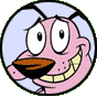 Six circular cartoon icons arranged in two , each depicting a character with distinct expressions and poses against light blue backgrounds