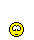 Yellow circular face with black and white pixelated eyes, various expressions, and multiple hat styles including tricorn and peaked cap on gray background.