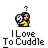 A 4-frame animated contact sheet showing a pixel art character holding a soccer ball with text below each frame.
