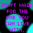 Pixelated text in purple and cyan on a black background, split into two with overlapping circular shapes