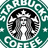 Three overlapping circular Starbucks Coffee logos with green borders and black-and-white siren imagery, arranged in a triangular layout on a white background.