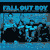 Blue and white pixelated icon featuring 'Fall Out Boy' text, band name in stylized font, repeated 'TAKE this TO your GRAVE' phrase below, and abstract patterns.