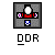 Pixelated icon shows a figure in red shirt and blue pants on a gray platform, with text "DOR" below; animation cycles through platform height and head position changes.