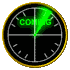 Animated circular gauge with black face, yellow border, and green text showing 'COMING' or 'SOON', rotating from 12 to 9 o'clock positions.