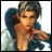 A 48x48 pixel buddy icon featuring a character with short brown hair and blue clothing, positioned next to text reading "Anime IM" on a black background.