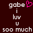 Pixelated text and symbols on dark background with one frame showing a pink heart symbol.