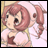 A pixelated anime-style character with pink hair and a white outfit appears on the left side of a contact sheet, while the right side displays text reading "Anime IM" and "COM" in a glitchy font against a black background.