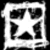 A static image with four distinct sections: a white star in a frame, a heart outline with red splatters and a small figure inside, a red hand gesture on black background, and an empty gray area.