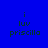 Blue background with four green rectangular bars and dark text reading 'i luv priscilla' in pixelated font, each bar appearing in a different position across frames.