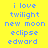 Pixelated text on yellow and orange backgrounds with blue lettering, arranged in four quadrants showing identical phrases.