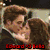 Six- of Twilight-themed character images with red text labels, each showing distinct figures and scenes from the franchise