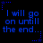 Blue pixelated text on black background with star-shaped corner decorations, repeated in a