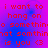 Red pixelated text on a purple-to-blue gradient background repeats 'i want to hang on to something not somethimot is you <3' in four identical