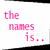 Pixelated pink text on white background with black borders, displaying sequential phrases in a