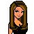 Pixel art contact sheet of a female character in various poses and expressions with a 'Single' text box, arranged in 3x3 grid on white background.