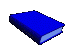 A blue book icon rotates through multiple angles against a gray background, showing front, side, and angled views with visible pages.