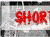 Animated sequence showing red text on a gray background with partial words 'SHORT ON BR' and 'EATH' visible.