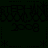 Dark green background with repeating black pattern of interlocking shapes, asterisks, and dotted lines forming a border around four '2008' text elements.
