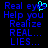 Blue pixelated text on black background with cyan heart symbol above 'eyes' in first frame, repeated across two side-by-side views.