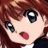 A pixelated anime-style character face with brown hair and large eyes on the left, next to a black background with white text reading "Anime IM" above a stylized signature on the right.