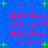 Blue background with pink text reading 'BEST nick&jess' repeated multiple times and 'FRIENDS' in the center, surrounded by green plus signs.