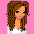 Pixel art contact sheet showing a female character in multiple poses with pink polka-dot background and blue text reading 'miss hottie body'
