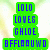 Green rectangular blocks stacked vertically with blue pixelated text reading LOLO, LOWES, CHLOE, BFFLAUWD on a light gradient background.